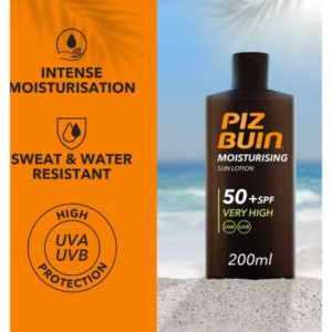 Piz Buin Moisturising Sun Lotion SPF 50+ 200ml - Image 3