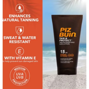 Piz Buin Tan & Protect Intensifying Sun Lotion SPF 15 150ml - Image 3