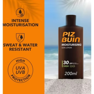 Piz Buin in Sun Moisturising Sun Lotion SPF 30 High 200ml - Image 3