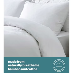 Restore by Silentnight Cooling Bamboo Duvet Cover Set - Double - Image 3