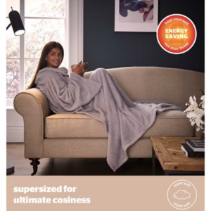 Silentnight Snugsie Wearable Blanket Silver - Image 3