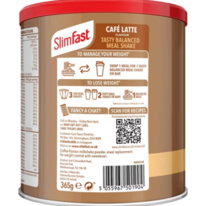 SlimFast Cafe Latte Flavour Shake - 365g - Image 4