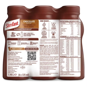 SlimFast Chocolate Flavour Shake 6 x 325ml - Image 3