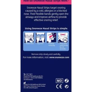 Snoreeze Nasal Strips Small/Medium 20s - Image 3