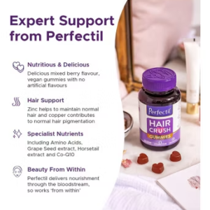 Vitabiotics Perfectil Haircrush 60 Vegan Gummies - Image 5