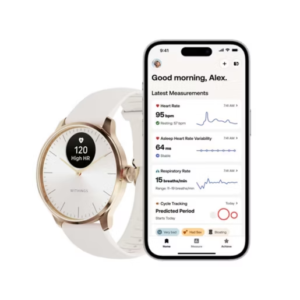 Withings Scanwatch Light Rose Gold White - Image 3