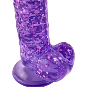Ann Summers Purple Glitter Dildo Purple - Image 6